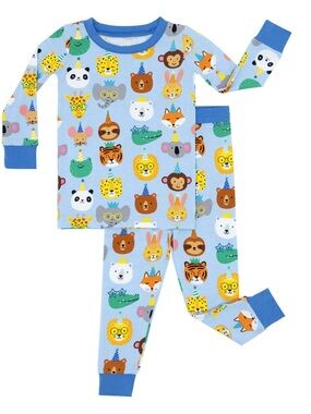 Little Sleepies Party Pals Bamboo Pajama Set 4T